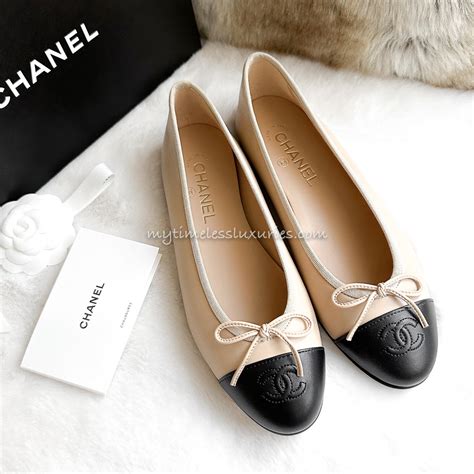 chanel ballet flats price usa|Chanel ballet flats beige.